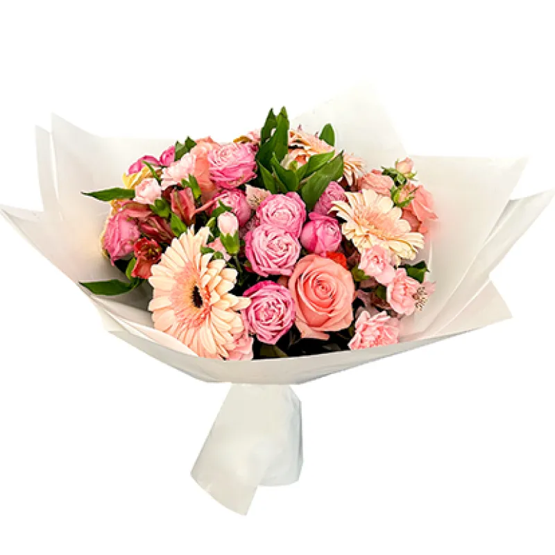 Букет из гербер и роз, доставка Ленинск